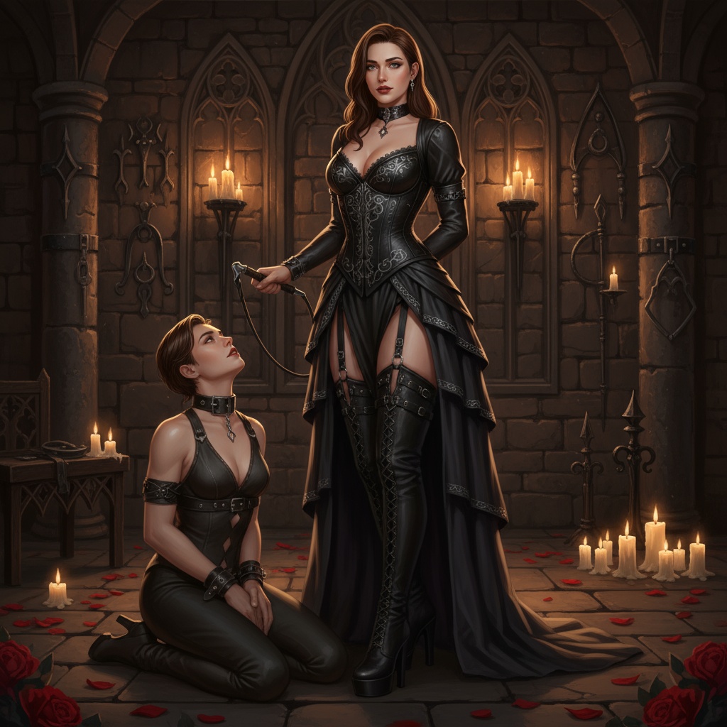 Intimate adult story illustration